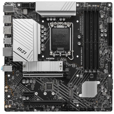 ⁦MSI PRO B760M-A II DDR4⁩ – תמונה ⁦2⁩