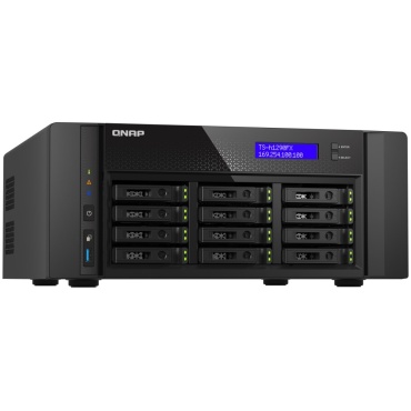 ⁦QNAP NAS 12-BAY U.23 NVME All flash ZFS 25GbE⁩ – תמונה ⁦3⁩
