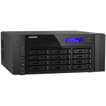 ⁦QNAP NAS 12-BAY U.23 NVME All flash ZFS 25GbE⁩ – תמונה ⁦6⁩