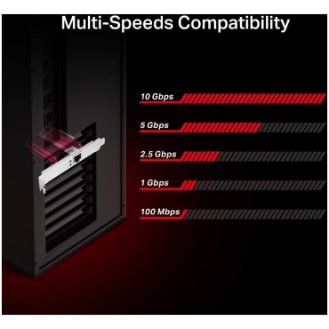 ⁦10 Gigabit PCIe Network Adapter TP LINK⁩ – תמונה ⁦5⁩