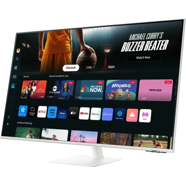 ⁦SAMSUNG 43" WHITE/4K/SMART/S43DM703UM/TYPE C+HDMI/Speakers⁩ – תמונה ⁦5⁩