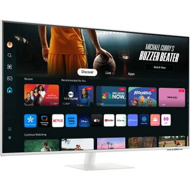 ⁦SAMSUNG 43" WHITE/4K/SMART/S43DM703UM/TYPE C+HDMI/Speakers⁩ – תמונה ⁦9⁩