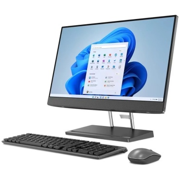 ⁦Lenovo AIO 5 24" TOUCH/I7-13700H/Intel® ArcTM A370M 4GB/1TB/16GB/3YR/GREY/ WIN11H⁩ – תמונה ⁦4⁩
