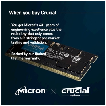 ⁦16GB SODIMM DDR5 5600Mhz Crucial⁩ – תמונה ⁦4⁩
