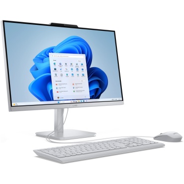 ⁦Lenovo AIO 24" N100-UpTo3.4GHz/8GB/512GB/CLOUD-GREY/1Y⁩ – תמונה ⁦13⁩