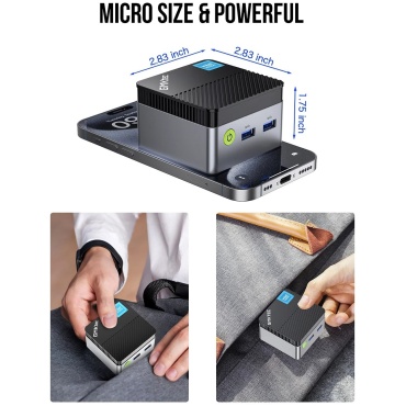 ⁦GMKtec NucBox G5 Intel-N97/12GB/256GB/W11Pro⁩ – תמונה ⁦3⁩