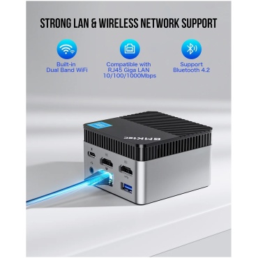 ⁦GMKtec NucBox G5 Intel-N97/12GB/256GB/W11Pro⁩ – תמונה ⁦4⁩