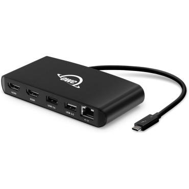 ⁦OWC 5-Port Thunderbolt 3 mini-Dock 2 x HDMI, features 2 x HDMI 4K60, USB 3, USB 2, 1GB⁩ – תמונה ⁦2⁩