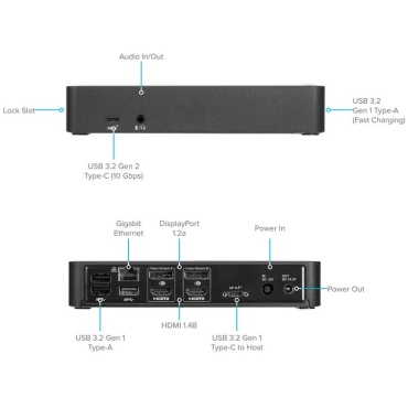⁦Targus USB-C Universal DV4K Docking Station With DisplayLink PC/ Mac⁩ – תמונה ⁦5⁩
