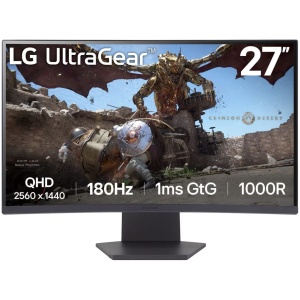 LG 27" UltraGear 2K CURVED /1000R/1MS/180Hz/VA/DP/HDMI
