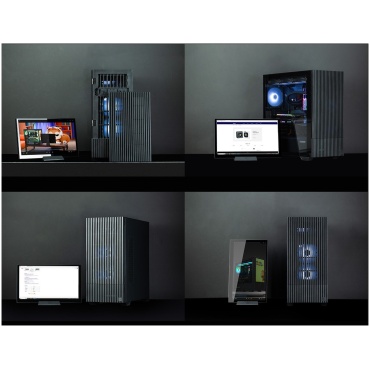 ⁦CASE ZALMAN ATX MID-TOWER Z10 DS Black⁩ – תמונה ⁦15⁩