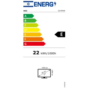 ⁦MAG 27" F27IPSW IPS 100Hz White⁩ – תמונה ⁦3⁩