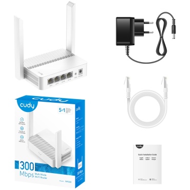 ⁦ROUTER WR300 300Mbps Multi-Mode WiFi  Cudy⁩ – תמונה ⁦3⁩