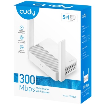 ⁦ROUTER WR300 300Mbps Multi-Mode WiFi  Cudy⁩ – תמונה ⁦4⁩