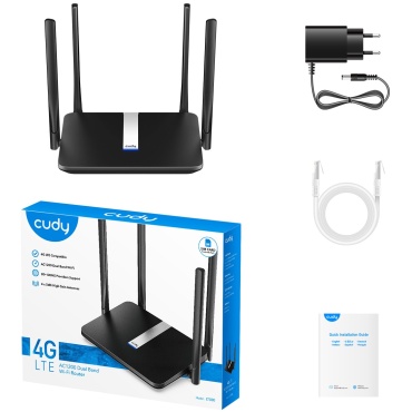 ⁦ROUTER 4G LTE AC1200 Dual-Band Wi-Fi LT500 Cudy⁩ – תמונה ⁦3⁩