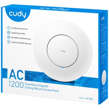 ⁦ACCESS POINT AC1200 Dual-Band Gigabit Ceiling Mount Access Point Mesh AP1300 Cudy⁩ – תמונה ⁦4⁩