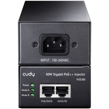 ⁦INJECTOR 60W Gigabit PoE/PoE+ Injector POE300 Cudy⁩ – תמונה ⁦3⁩