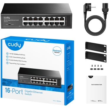 ⁦SWITCH 16-PORT Gigabit Switch GS1016-IL Cudy⁩ – תמונה ⁦3⁩