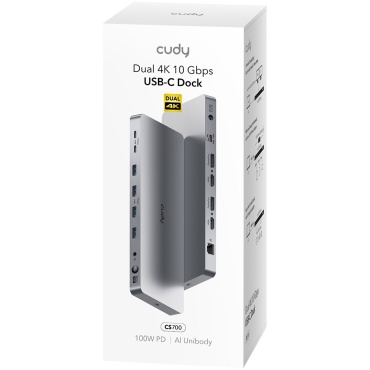 ⁦CS700 13-IN-1 10Gbps USB-C Dual 4K Docking⁩ – תמונה ⁦4⁩