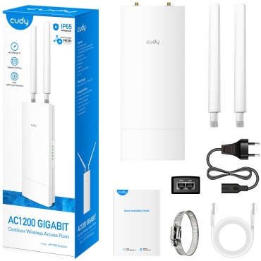 ⁦ACCESS POINT AC1200 Gigabit Wireless Access Point AP1300 Cudy⁩ – תמונה ⁦3⁩