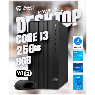 ⁦HP290 G9 MT i3-13100/8GB/256GB SSD/Intel UHD/WIFI/FD/3Y⁩ – תמונה ⁦2⁩