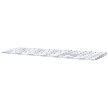 ⁦Apple Magic Keyboard with Touch ID and Numeric Keypad for Mac models with silicon - Hebrew - White⁩ – תמונה ⁦3⁩