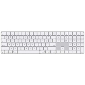Apple Magic Keyboard with Touch ID and Numeric Keypad Hebrew - White