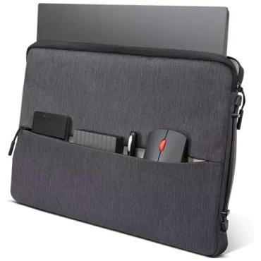 ⁦Lenovo 15.6-inch Laptop Urban Sleeve Case Grey⁩ – תמונה ⁦4⁩