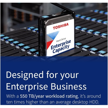 ⁦TOSHIBA MG Enterprise 10TB 3.5" HDD/5Y/(512MB-7200RPM)⁩ – תמונה ⁦4⁩