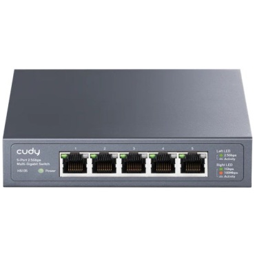 ⁦SWITCH 5-Port 2.5G Desktop Switch HS105-IL Cudy⁩ – תמונה ⁦2⁩