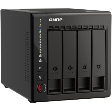 ⁦QNAP NAS TS-453E-8G 4 BAY QC 2*2.5G 2*PCIE⁩ – תמונה ⁦6⁩
