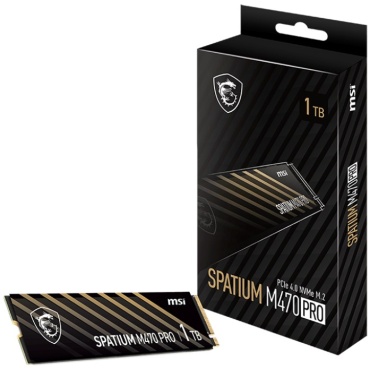 ⁦MSI SSD 1TB SPATIUM M470 Pro PCIe 4.0 NVMe M.2 2280 5Y⁩ – תמונה ⁦6⁩