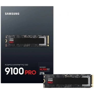 ⁦SAMSUNG SSD 9100 PRO 2TB  PCle 5.0 M.2 NVMe⁩ – תמונה ⁦2⁩