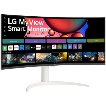 ⁦LG 34" 2K Curved-AIR PLAYS/SMART/SPEAKERS/RJ45/HDMI⁩ – תמונה ⁦9⁩