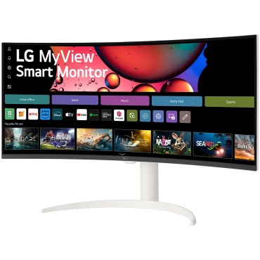 ⁦LG 34" 2K Curved-AIR PLAYS/SMART/SPEAKERS/RJ45/HDMI⁩ – תמונה ⁦11⁩