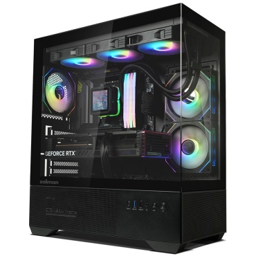 ⁦CASE ZALMAN ATX MID TOWER CHRONIX Black⁩ – תמונה ⁦2⁩