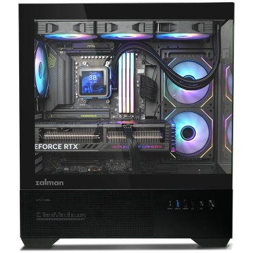 ⁦CASE ZALMAN ATX MID TOWER CHRONIX Black⁩ – תמונה ⁦4⁩