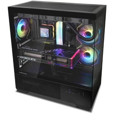 ⁦CASE ZALMAN ATX MID TOWER CHRONIX Black⁩ – תמונה ⁦5⁩