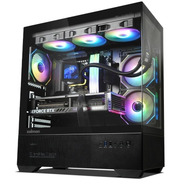 ⁦CASE ZALMAN ATX MID TOWER CHRONIX Black⁩ – תמונה ⁦6⁩
