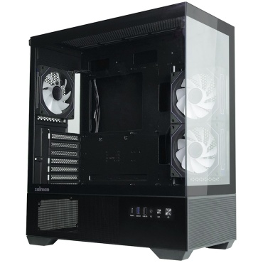 ⁦CASE ZALMAN ATX MID TOWER CHRONIX Black⁩ – תמונה ⁦9⁩