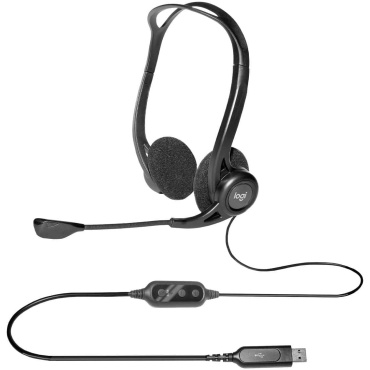 ⁦Logitech PC960 USB Headset⁩ – תמונה ⁦3⁩