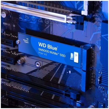 ⁦WD SSD 500GB M.2 SN5000 NVMe Gen 4.0 BLUE⁩ – תמונה ⁦4⁩