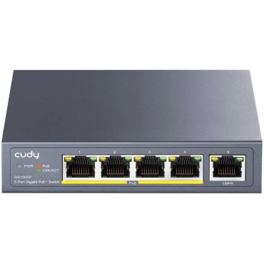 ⁦SWITCH 5-PORT Gigabit PoE+ GS1005P Cudy⁩ – תמונה ⁦2⁩