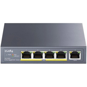 SWITCH 5-PORT Gigabit PoE+ GS1005P Cudy