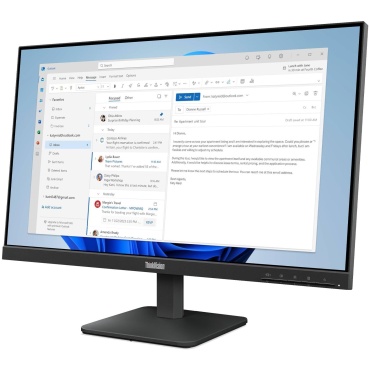 ⁦Lenovo S24-4E 24" IPS 100 Htz HDMI VGA⁩ – תמונה ⁦8⁩