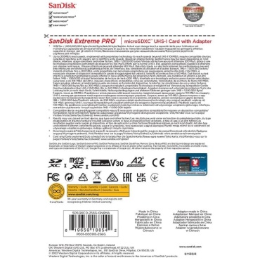 ⁦256GB Extreme Pro microSDXC SanDisk⁩ – תמונה ⁦3⁩