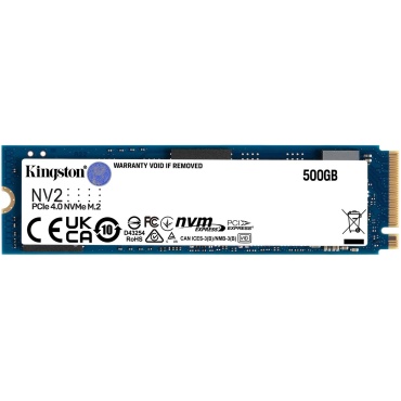⁦KINGSTON SSD 500GB NV2 PCIe NVMe 4.0 x4 M.2 2280⁩ – תמונה ⁦2⁩