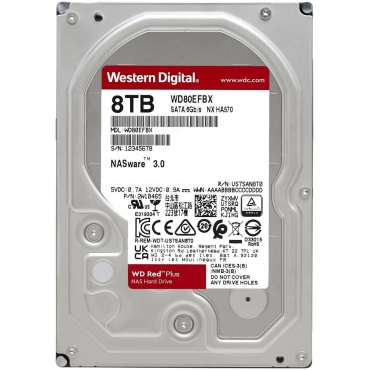 ⁦8TB 256MB SATA III 6GB/s EFBX RED PLUS WD⁩ – תמונה ⁦2⁩