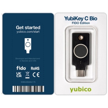 ⁦Yobico - YubiKey C Bio (FIDO Edition)⁩ – תמונה ⁦3⁩