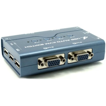 ⁦4 port USB / VGA KVM SWITCH⁩ – תמונה ⁦2⁩